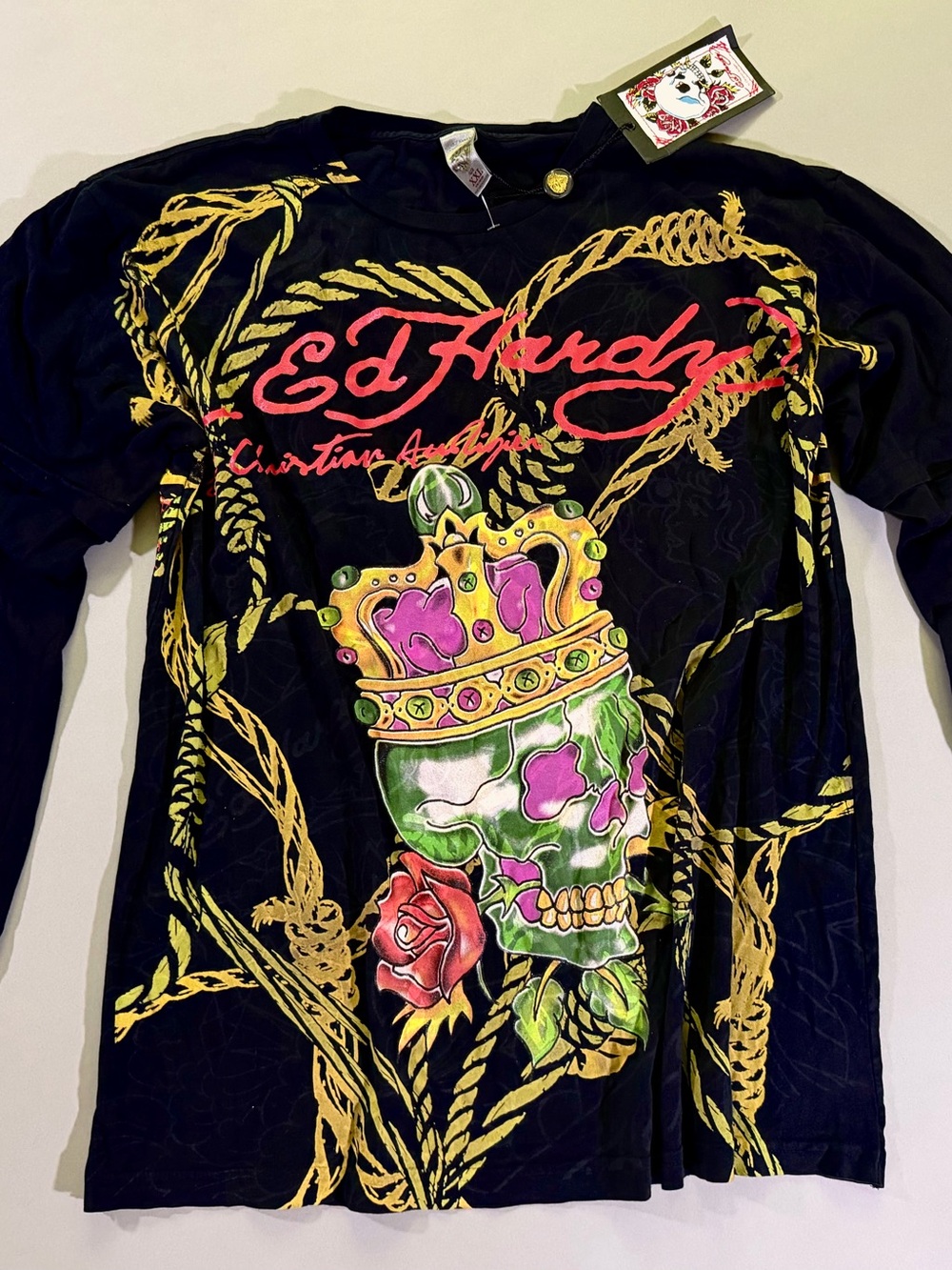 NWT Men’s Ed Hardy Graphic Long-Sleeve Tee